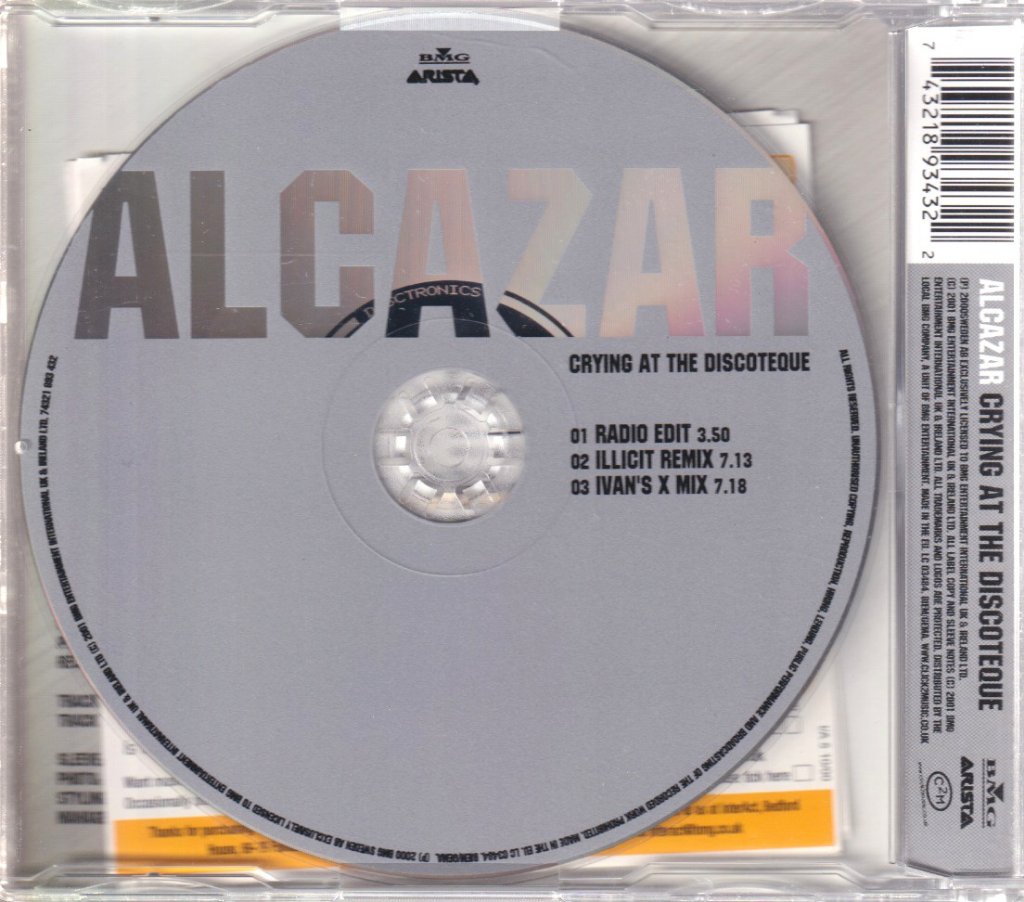 Alcazar - Crying At The Discoteque - Cd