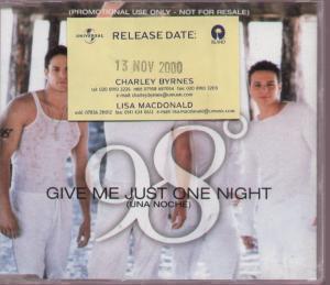 98 Degrees - Give Me Just One Night - Cd