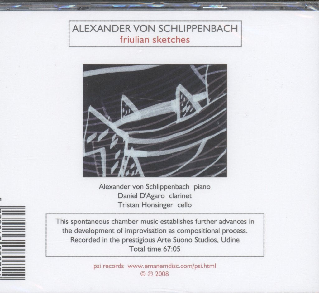 Alexander von Schlippenbach - Friulian Sketches - Cd