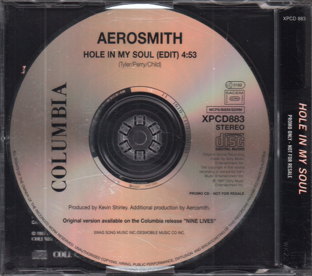 Aerosmith - Hole In My Soul - Cd