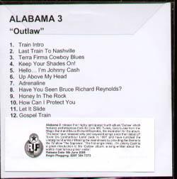 Alabama 3 - Outlaw - Cdr