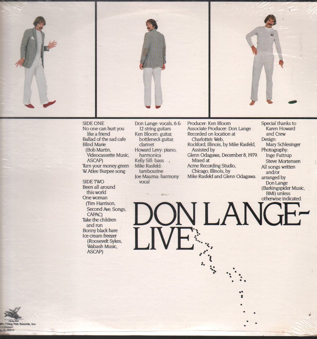 Don Lange - Live - Lp