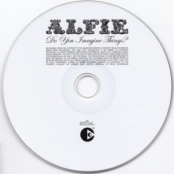 Alfie (Indie Group) - Do You Imagine Things - Cd