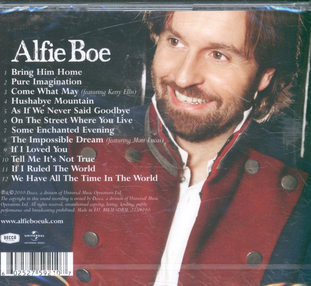 Alfie Boe - Bring Him Home - Cd