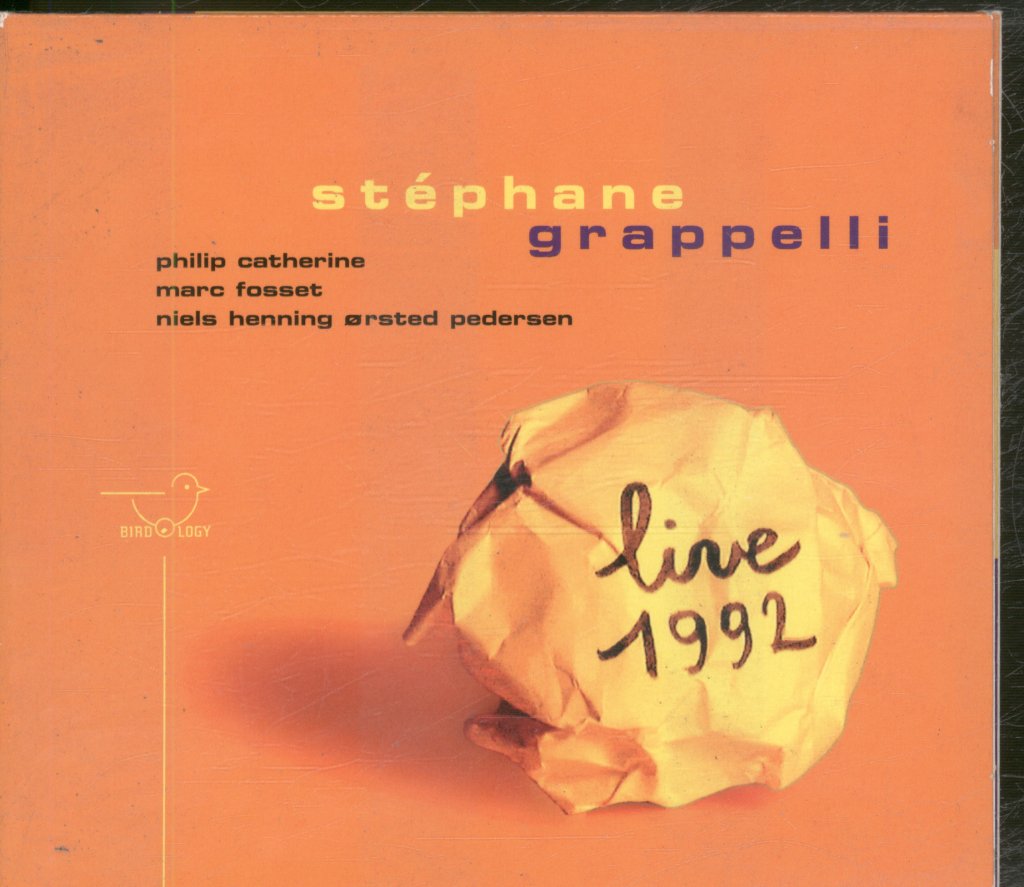 Stéphane Grappelli - Live In Paris 1992 - Cd