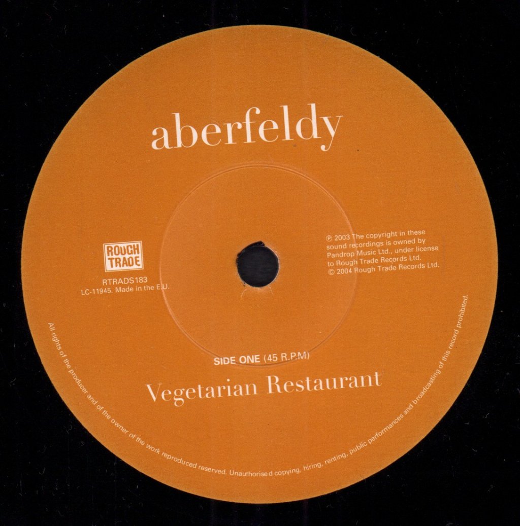 Aberfeldy - Vegetarian Restaurant - 7 Inch