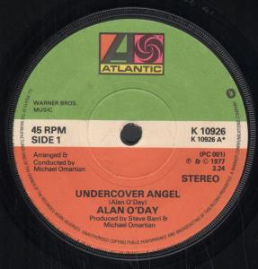 Alan O'day - Undercover Angel - 7 Inch