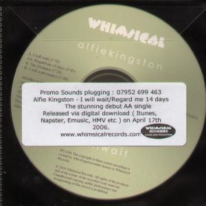 Alfie Kingston - I Will Wait - Cdr