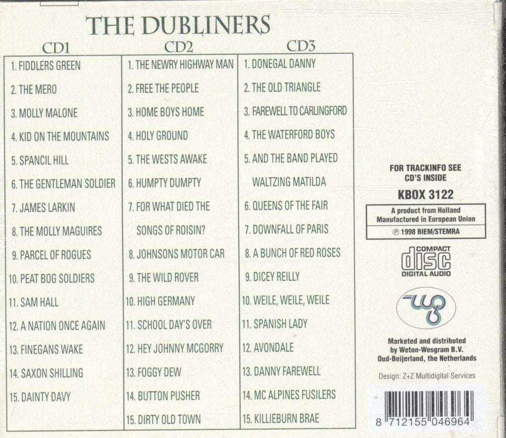 Dubliners - Dubliners - Triple Cd