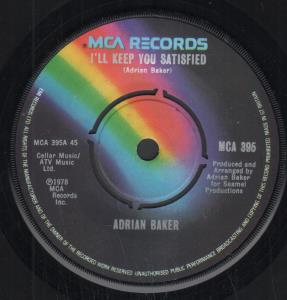 Adrian Baker - I'll Keep You Satisfied - 7 Inch