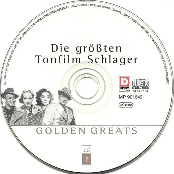 Various Artists - Die Grössten Tonfilm Schlager - Golden Greats - Triple Cd