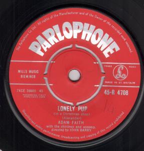 Adam Faith - Lonely Pup - 7 Inch