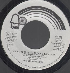 5th Dimension - Living Together Growing Together - 7 Inch