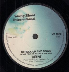 Zipper (Funk Group) - Streak Up And Down - 7 Inch