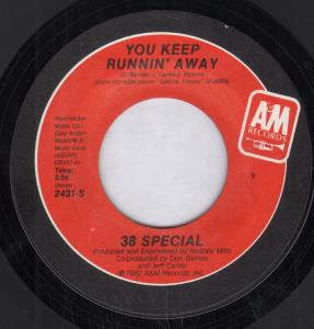 38 Special - You Keep Runnin' Away - 7 Inch