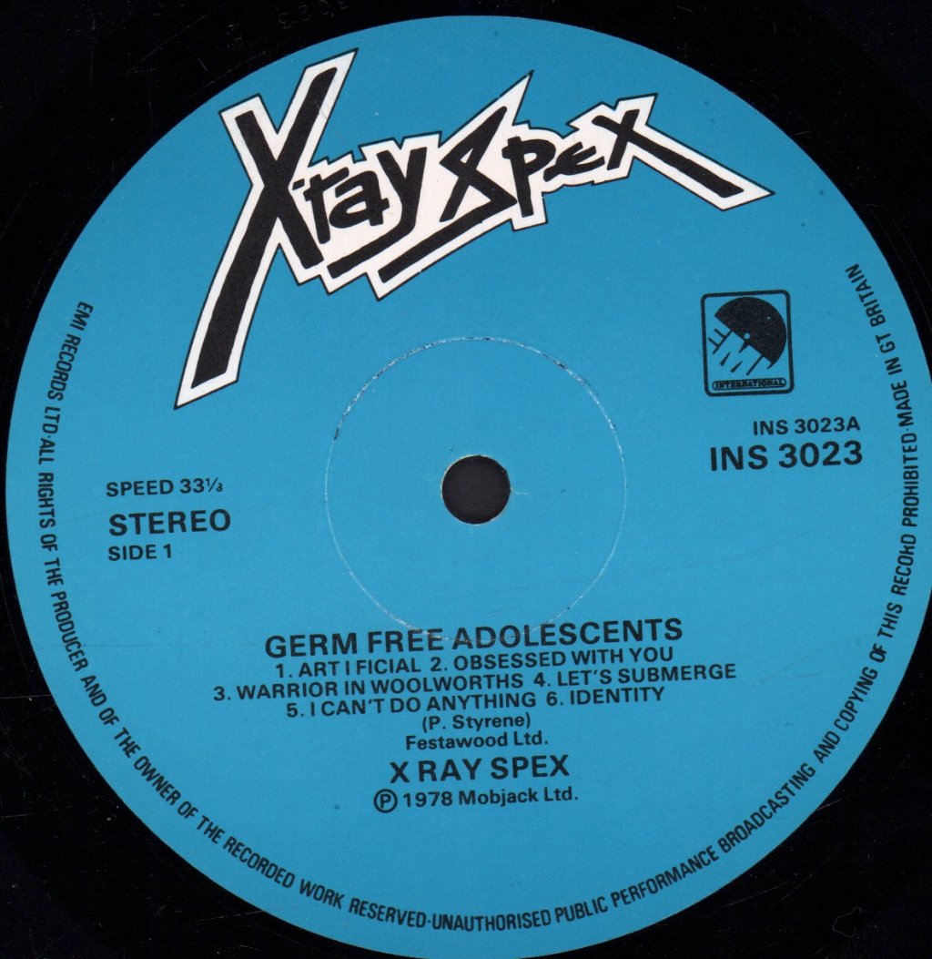 X-Ray Spex - Germ Free Adolescents - Lp