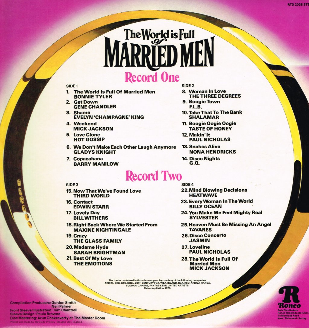 World Is Full Of Married Men - Soundtrack - Double Lp