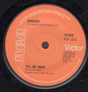 Airborne (70'S Pop Group) - Tell Me When - 7 Inch