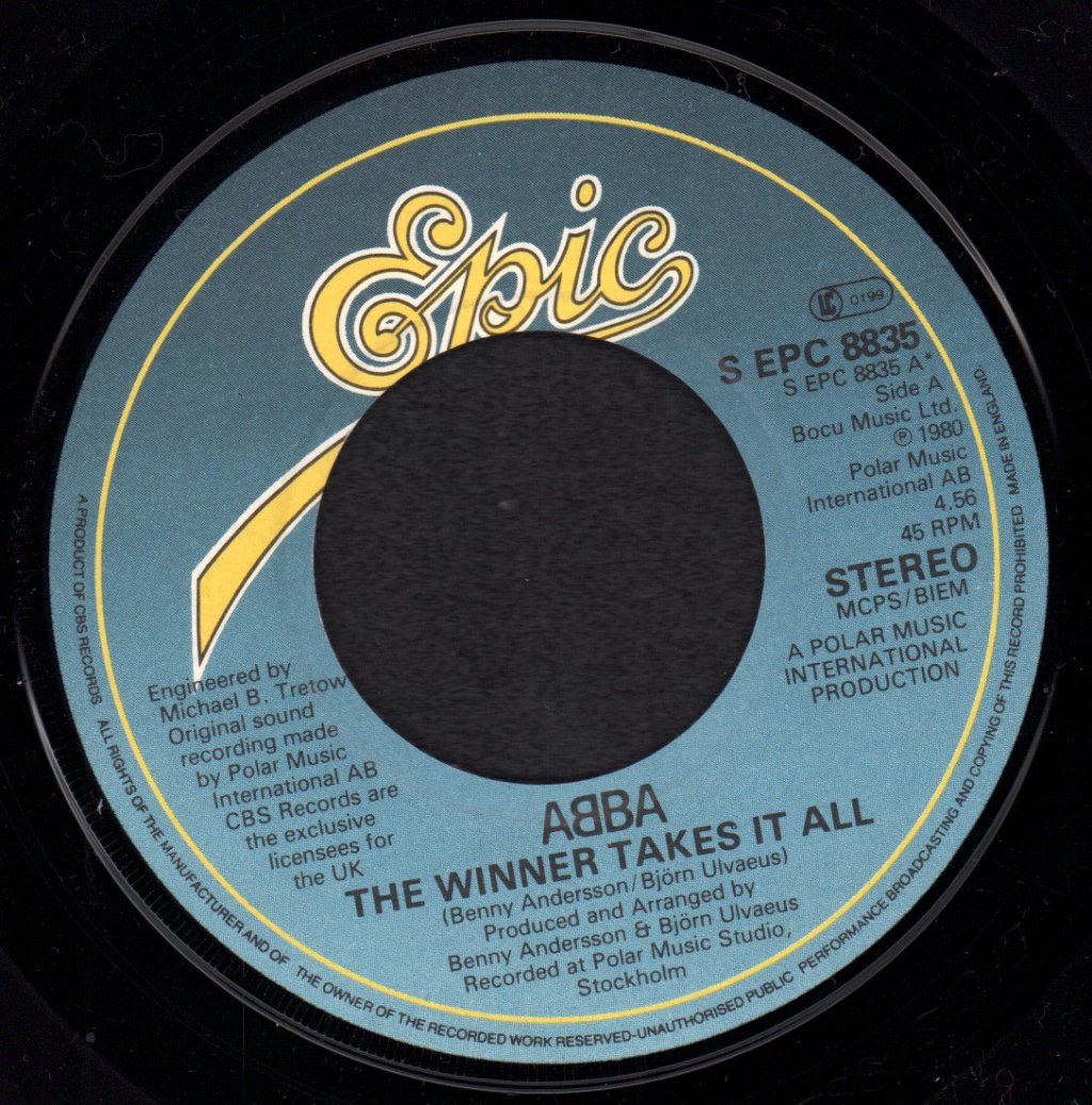 ABBA - Winner Takes It All - 7 Inch