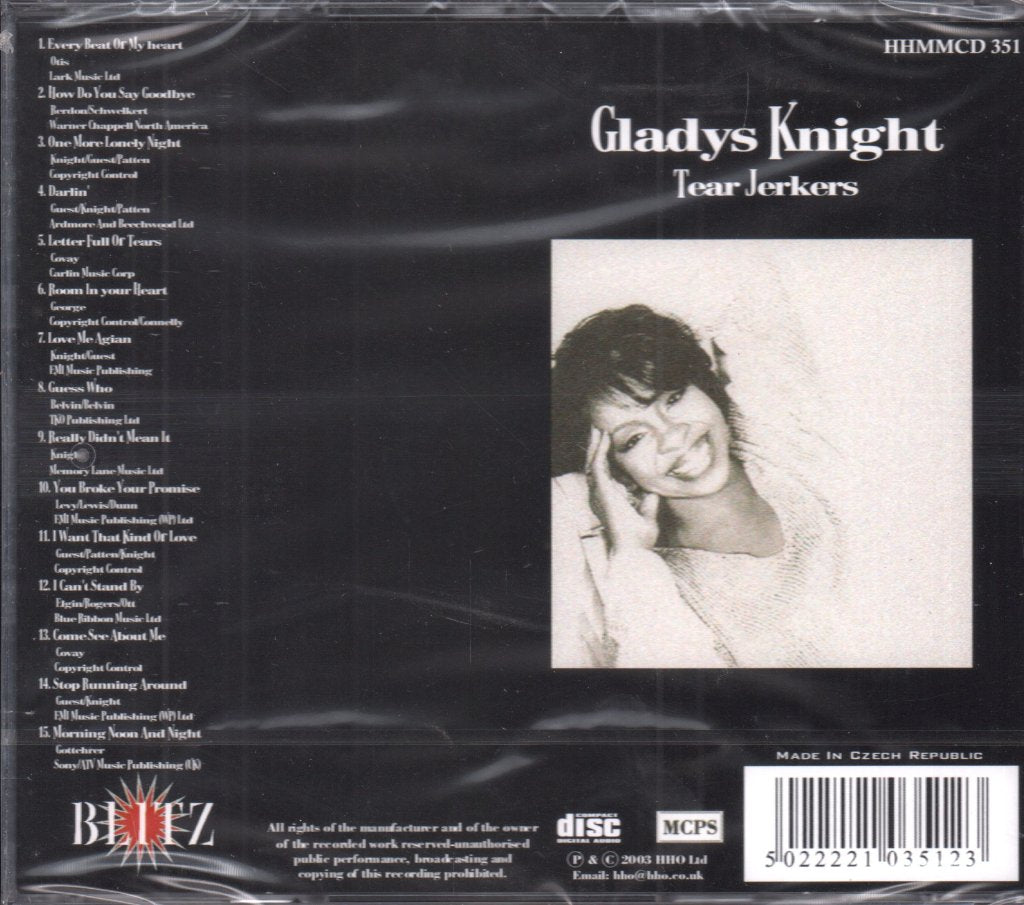 Gladys Knight And The Pips - Tear Jerkers - Cd