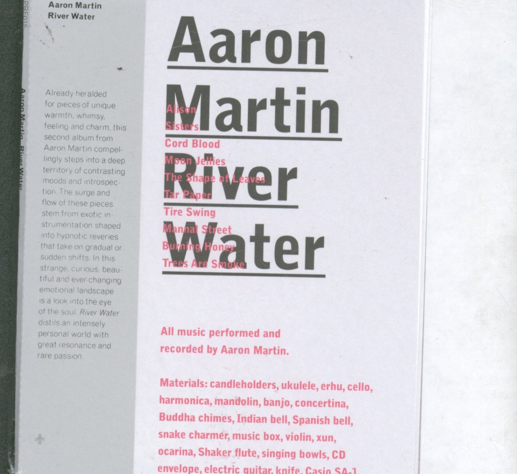 Aaron Martin - River Water - Cd