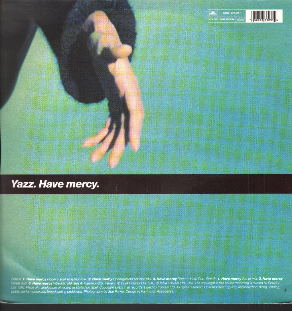 Yazz - Have Mercy - 12 Inch