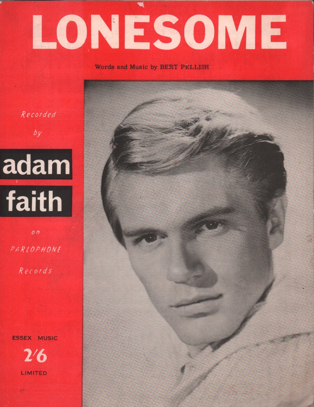 Adam Faith - Lonesome - Sheet Music