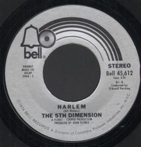 5th Dimension - Harlem - 7 Inch