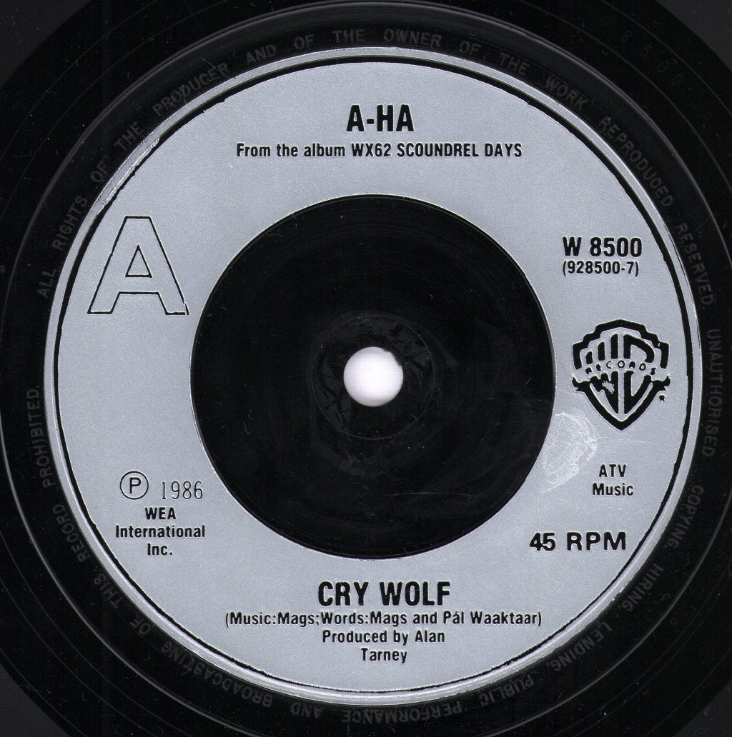 A-Ha - Cry Wolf - 7 Inch