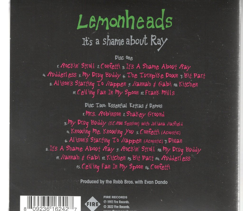 Lemonheads - It's A Shame About Ray - Double Cd