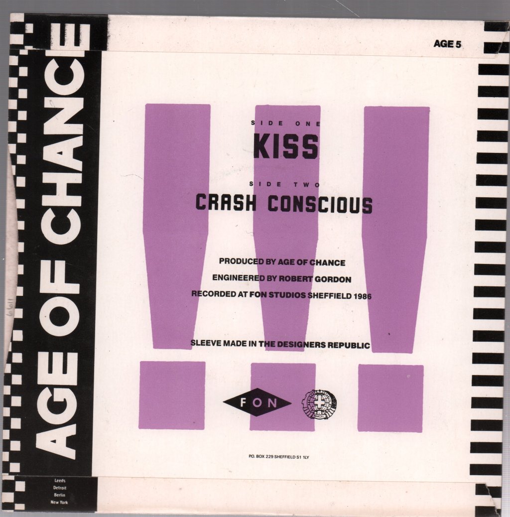 Age Of Chance - Kiss - 7 Inch