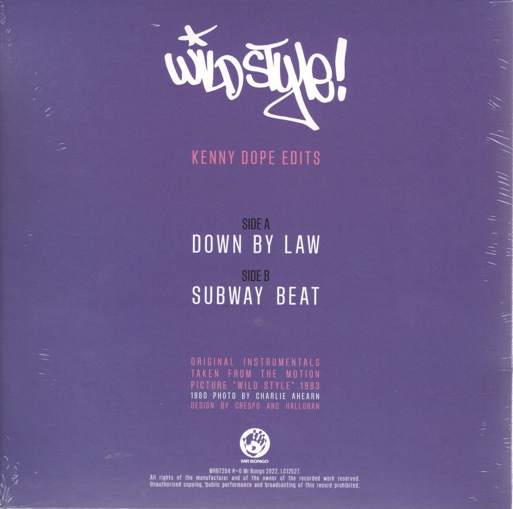 Wild Style - Down By Law - 7 Inch