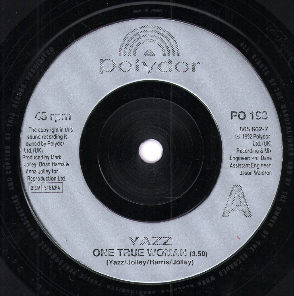 Yazz - One True Woman - 7 Inch