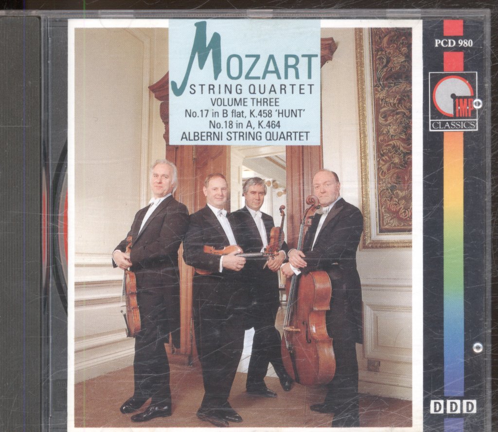 Alberni Quartet - Mozart String Quartets No.17&18 - Volume Three - Cd